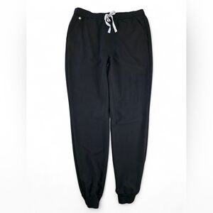 FIGS Technical Collection Jogger Scrub Pants Black Women's XL/T Tall